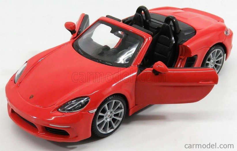 Bburago Porsche 718 Boxster 1:24 oranžová
