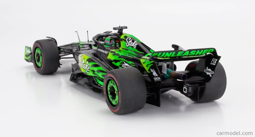 Solido Sauber F1 C44 Team Stake Kick N 77 Las Vegas Usa Gp 2024 Valtteri Bottas 1:18 Green Black