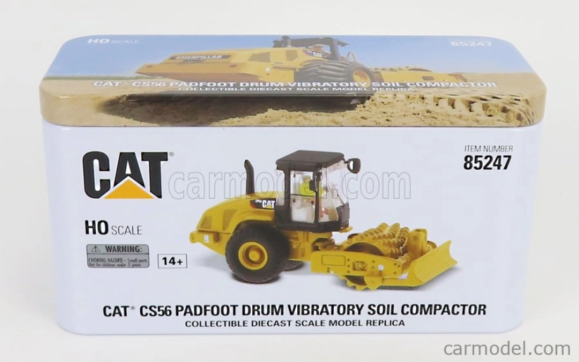 Dm-models Caterpillar Catcs56 Silniční válec 1:87, žlutá