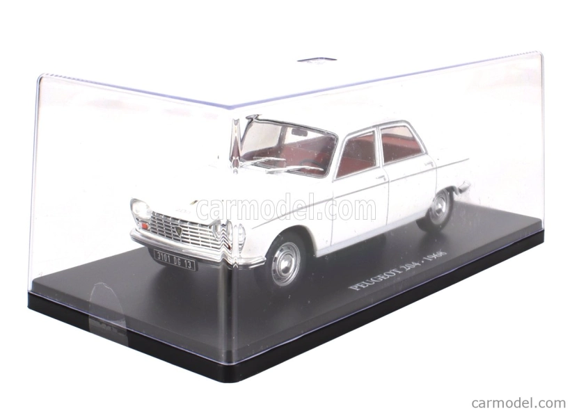 Edicola Peugeot 204 1968 - Con Vetrina - S vitrínou 1:24 biela