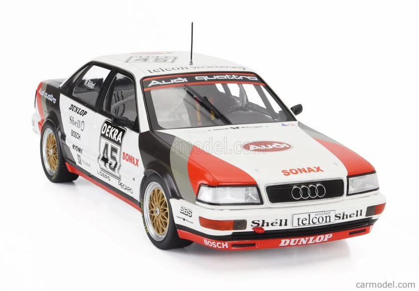 Werk83 Audi Quattro V8 Team Schmidt Motorsport Technik N 45 Dtm Sezóna 1990 Walter Rohrl 1:18 Bielo-sivá červená