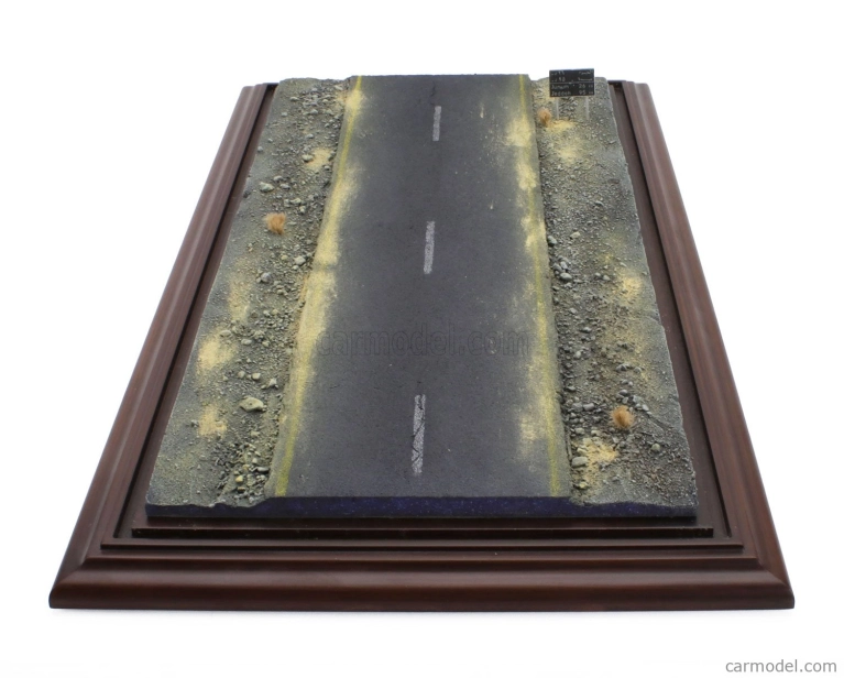 Atlantic Vetrina display box Diorama Base Strada Nel Deserto Lungh.lenght Cm 57.0 X Largh.width Cm 30.0 X Alt.height Cm 2.5 - Middle East Desert Base - Cover Lungh.lenght Cm 52.0 X Largh.width Cm 25.0 X Alt.height Cm 16.5 1:43 Různé