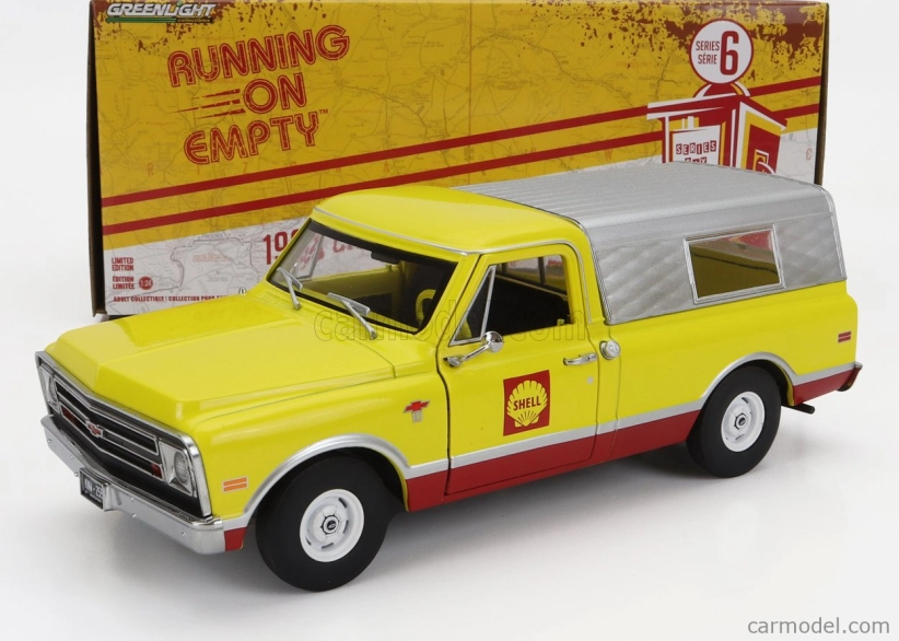 Greenlight Chevrolet C-10 Pick-up Shell 1968 1:24 Žluté Stříbro