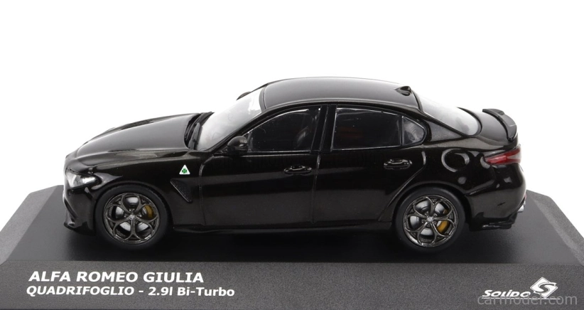 Solido Alfa romeo Giulia Quadrifoglio 2.9l Biturbo 2019 1:43 Black