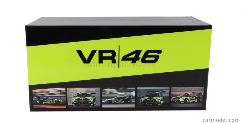 Minichamps BMW radu 4 M4 Gt3 Team Wrt N 46 3. 24h Dubaj 2023 Valentino Rossi - Sean Gelael - Max Hesse - Maxime Martin - Timothy Whale 1:18 Žltá čierna