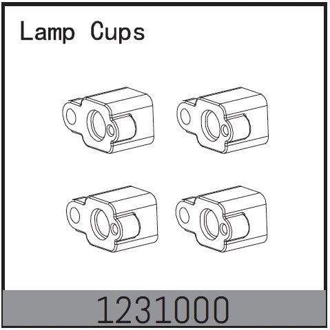 1231000 - Lamp Cups (4) - CR3.4eco