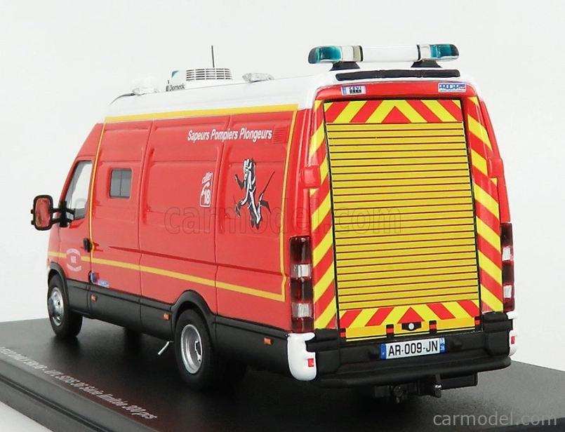 Alerte Iveco fiat New Daily 50-18 Van Sdis 36 Sapeurs Pompiers Plongeurs 2019 1:43 červená biela