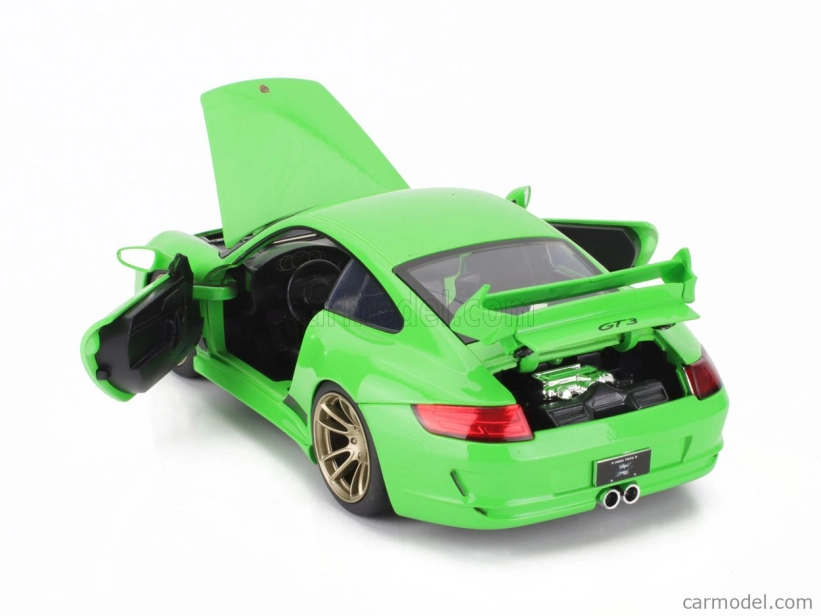 Jada Porsche 911 997 Gt3 Rs Coupe 2007 - Fast & Furious 1:24 Zelená