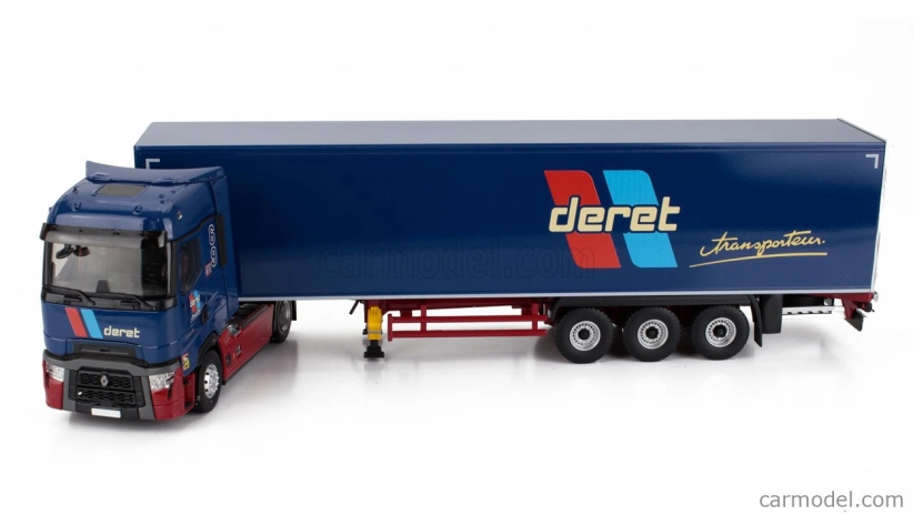 Eligor Renault T-high Truck Cassonato Deret Transports 2023 1:43 Modrá