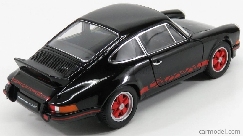 Welly Porsche 911 Carrera Rs 2.7 Coupe 1973 1:18 čierna červená