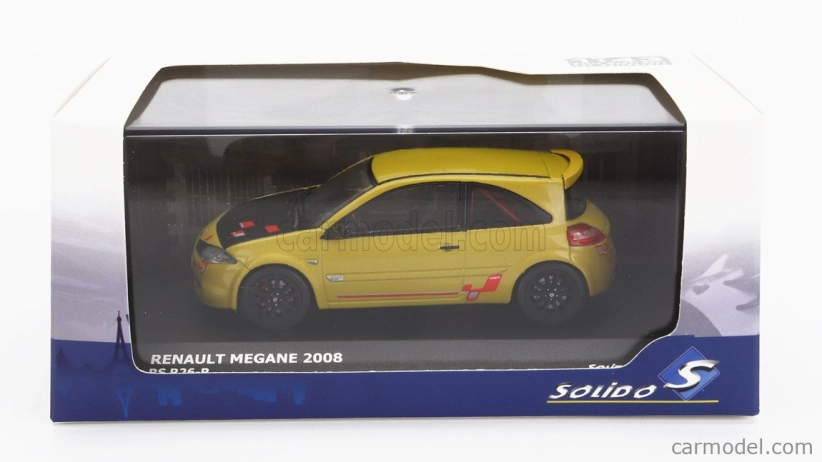 Solido Renault Megane R26-r 2009 1:43 žltá čierna