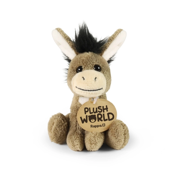 Rappa Plyšová klíčenka, přívěsek Osel 9 cm ECO-FRIENDLY PLUSH WORLD