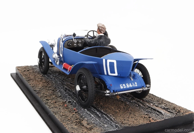 Le mans miniatures Chenard & walcker Type U3 15cv Sport 3.0l S4 Team Chenard-walcker Sa N 10 2nd 24h Le Mans 1923 Raoul Bachmann - Christian Dauvergne 1:18 Světle Modrá