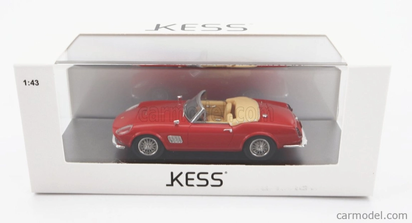 Kess-model Modena 250gt California Spider Otvorený 1961 Film 1:43 Červená