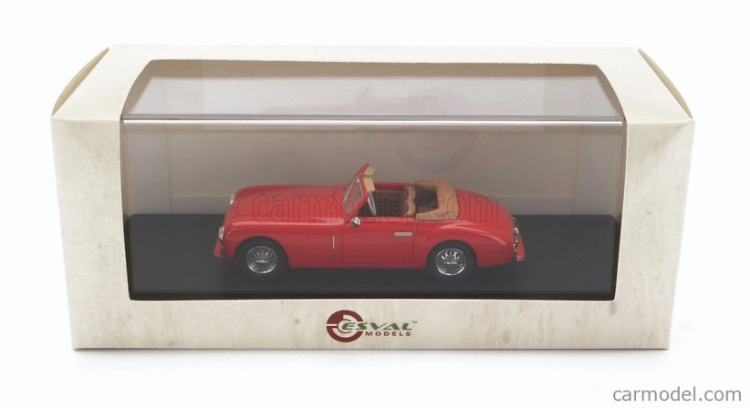 Esval model Cisitalia 202 Sc Stabilimenti Farina Cabriolet Open 1947 1:43 Red