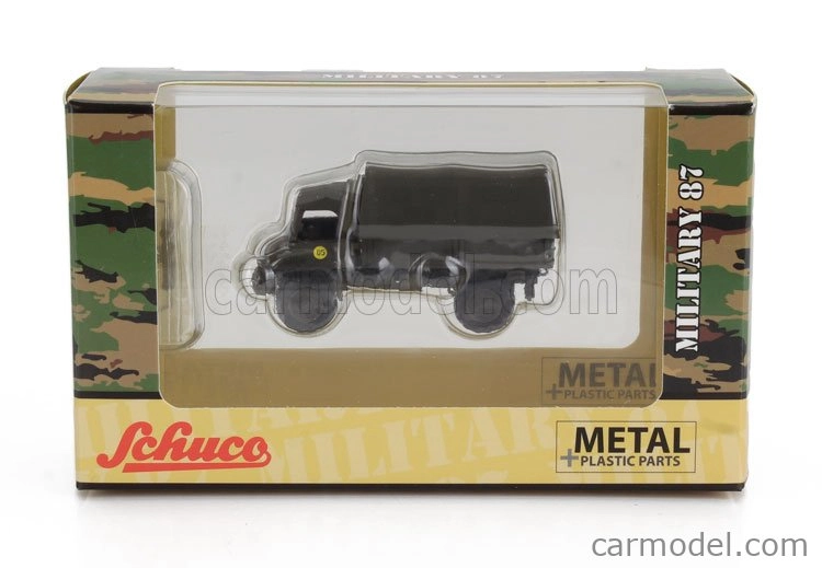 Schuco Mercedes benz Unimog S404 Truck German Army 1953 1:87 Vojenská Zelená