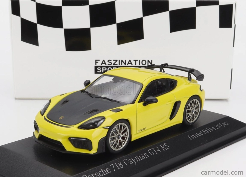 Minichamps Porsche 718 (982) Cayman Gt4 Rs 2021 1:43 žltá