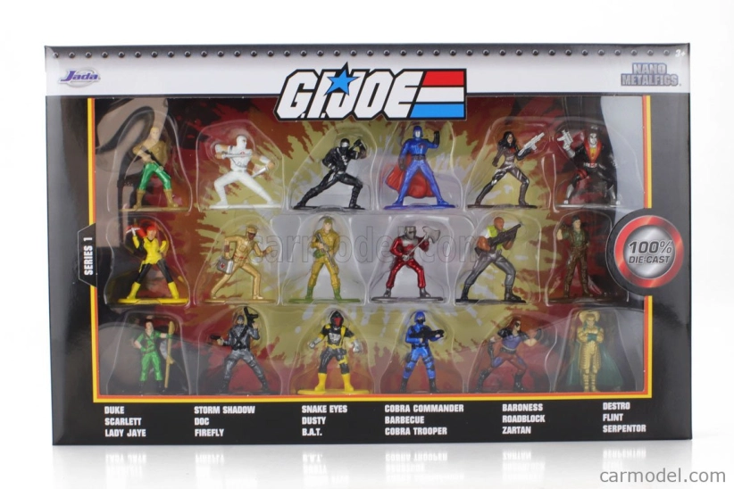 Jada Figures Set 18 X G.i.joe Figures Nano Metalfigs 1:32 Různé