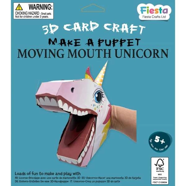 Fiesta Crafts Kreatívna sada 3D bábka Jednorožec