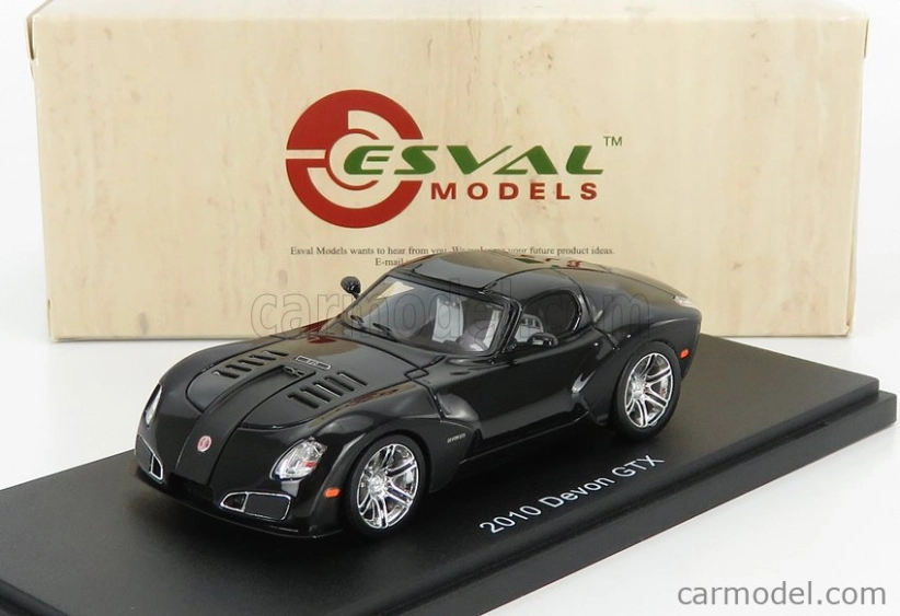 Esval model Devon Gtx 2010 1:43 Black