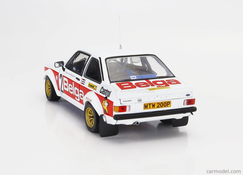 Sun-star Ford england Escort Rs 1800 (night Version) N 2 Rally De Condroz 1979 Hannu Mikkola - Arne Hertz 1:18 Bílá Červená