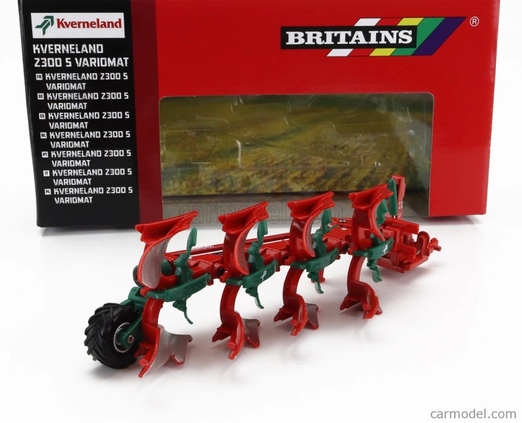Britains Variomat Kverneland Z300s 1:32 Červená zelená