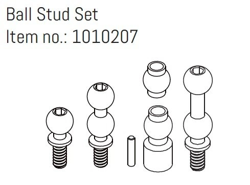 HBP240383 - (1010207) Ball Stud Set - GOAT