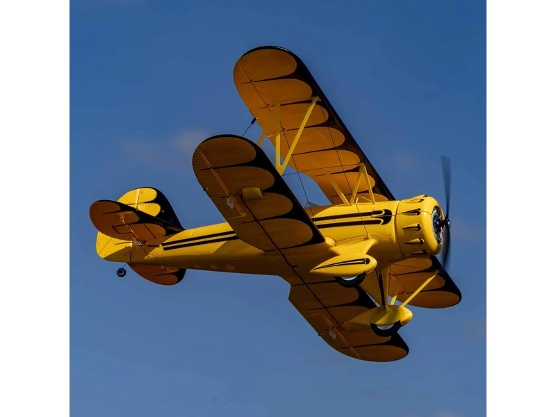 RC letadlo E-flite Waco 0.55m SAFE Select BNF Basic, žlutá