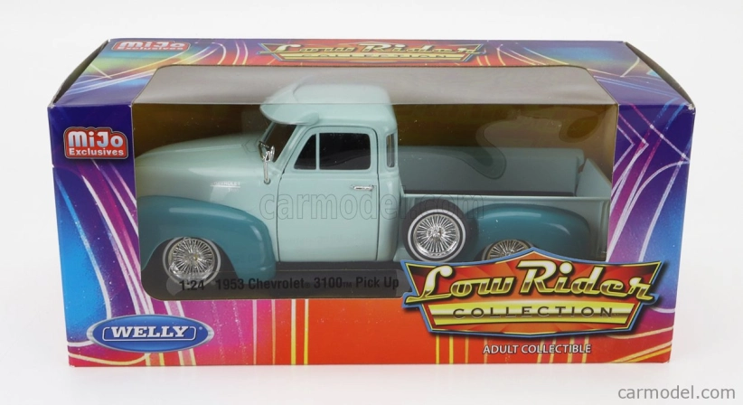 Welly Chevrolet 3100 Pick-up Low Rider 1953 1:24 2 tóny zelená