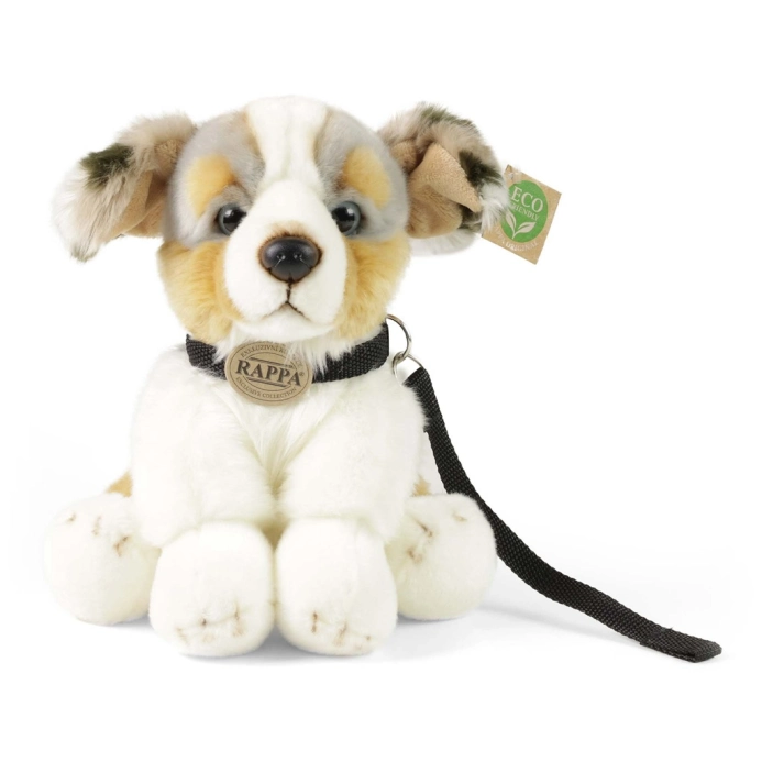 Rappa Plyšový pes austrálsky ovčiak s vôdzkou 28 cm ECO-FRIENDLY