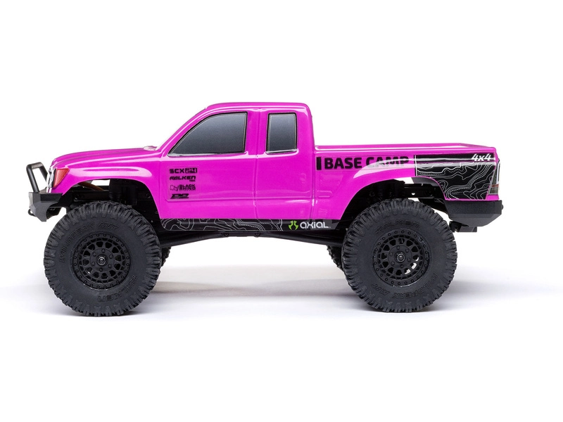 RC auto Axial SCX24 Base Camp 1:24 4WD RTR, růžová