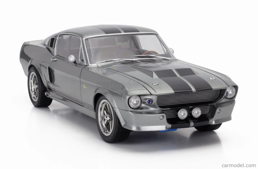 Kk-scale Ford usa Mustang Shelby Gt500 Eleanor Coupe 1967 1:12 Šedá Černá