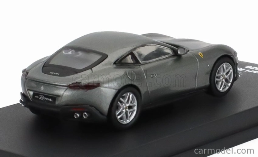 Edicola Ferrari Roma 2020 - Con Vetrina - With Showcase 1:64 Grigio Medio - Šedá
