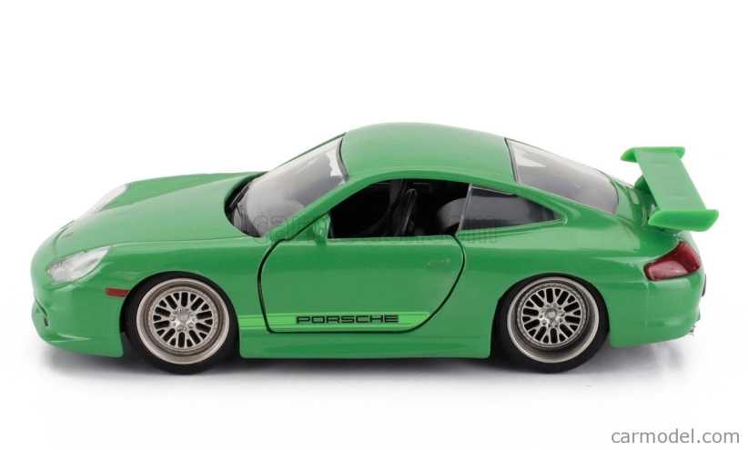 Jada Porsche 911 996 Gt3 Coupe 1999 1:32 Zelená