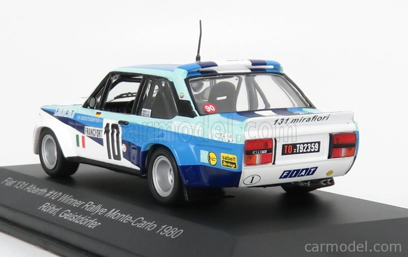 Cmr Fiat 131 Abarth Team Fiat Italia N 10 1:43, bílá