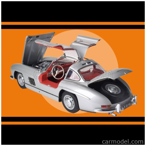 Ixo-models Mercedes benz Sl-class 300sl Coupe (w198) 1954 1:8 Silver