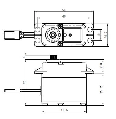 SW-1210SG WATERPROOF Digitálne servo