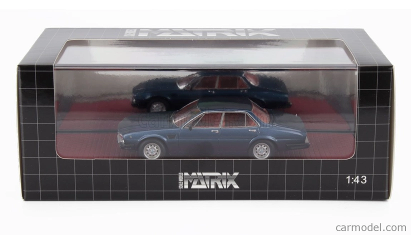 Matrix scale models De tomaso Deauville 2-series 1983 1:43 Blue Met