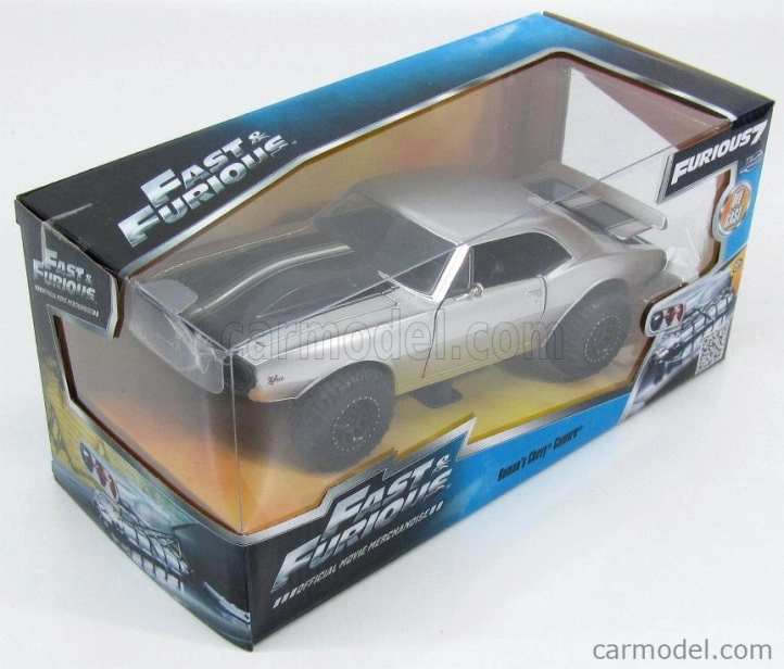 Jada Chevrolet Roman's Chevy Camaro Z/28 Offroad 1978 - Fast & Furious 7 1:24 Matt Silver