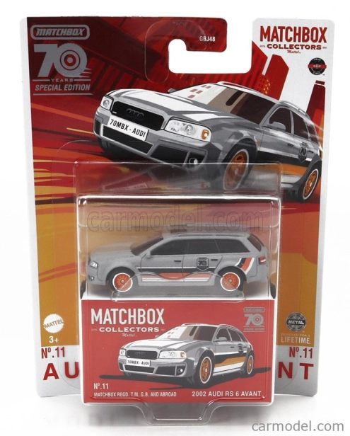 Mattel hot wheels Audi Set Assortment 8 Pieces - 70 Years Edition 1:64 Různé