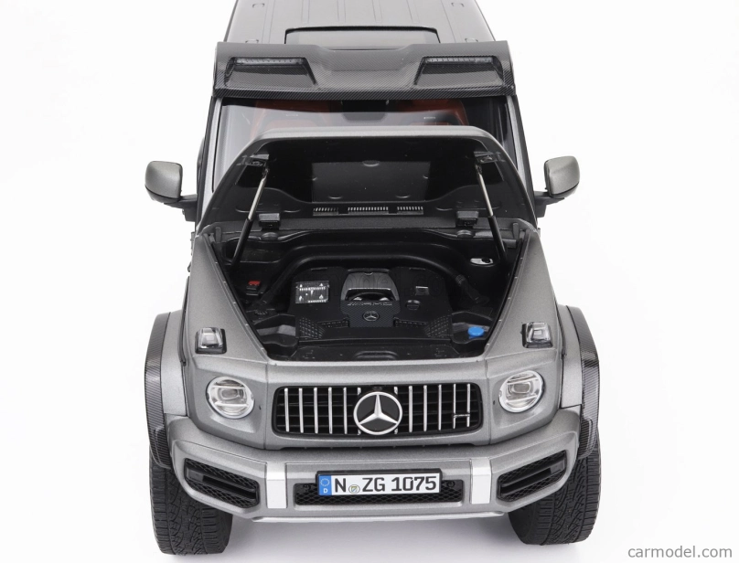Nzg Mercedes benz G-class G63 4x4 Amg 2023 1:18 Platinová Magno Šedá