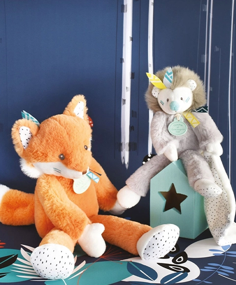 Doudou Tiwipi plyšová liška 60 cm