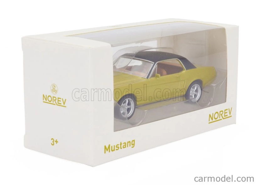 Norev Ford usa Mustang Coupe 1968 1:43 Zlatá Černá