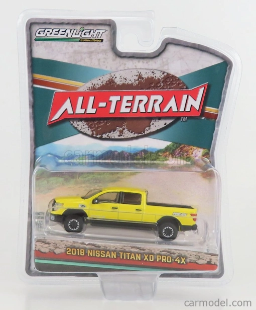 Greenlight Nissan Titan Xd Pro-x4 Pick-up 2018 1:64 Žlutá