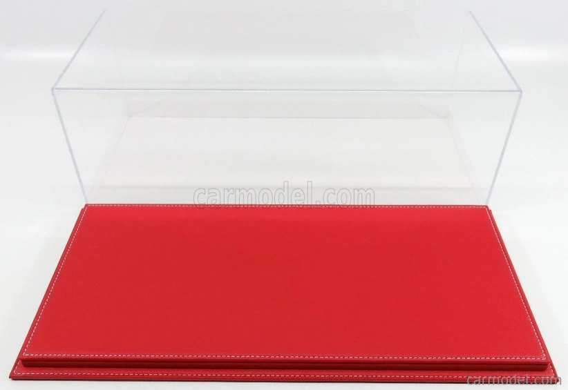 Atlantic Vetrina display box Molhouse Base In Pelle Rossa - Leather Base Red - Lungh.lenght Cm 51 X Largh.width Cm 24 X Alt.height Cm 19 (altezza Interna 15.3 Cm) 1:12 Plastový Displej