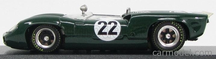 Najlepší model Lola T70 Spider N 22 Silverstone 1966 H.dibley 1:43 Zelená