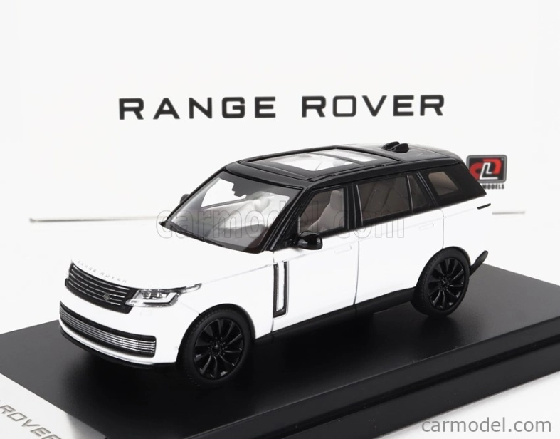 LCD model Land rover Range Rover 2022 1:64 biela čierna
