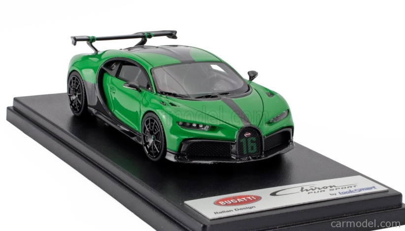 Looksmart Bugatti Chiron Pur Sport N 16 2020 1:43 Viper Green Black