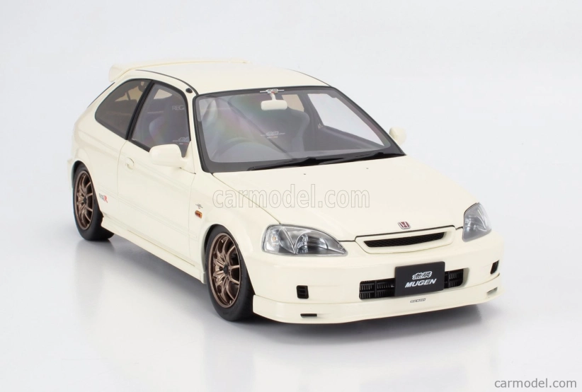 Motorhelix Honda Civic Ek9 Type R Mugen With Engine And Accessories 1999 1:18 Bílá