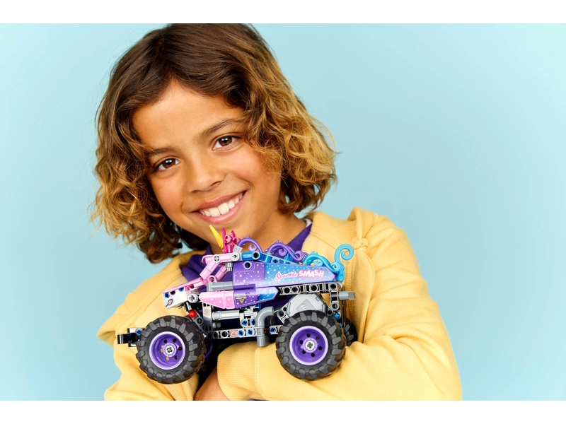 LEGO Technic - Monster Jam™ Sparkle Smash™ s naťahovacím motorom